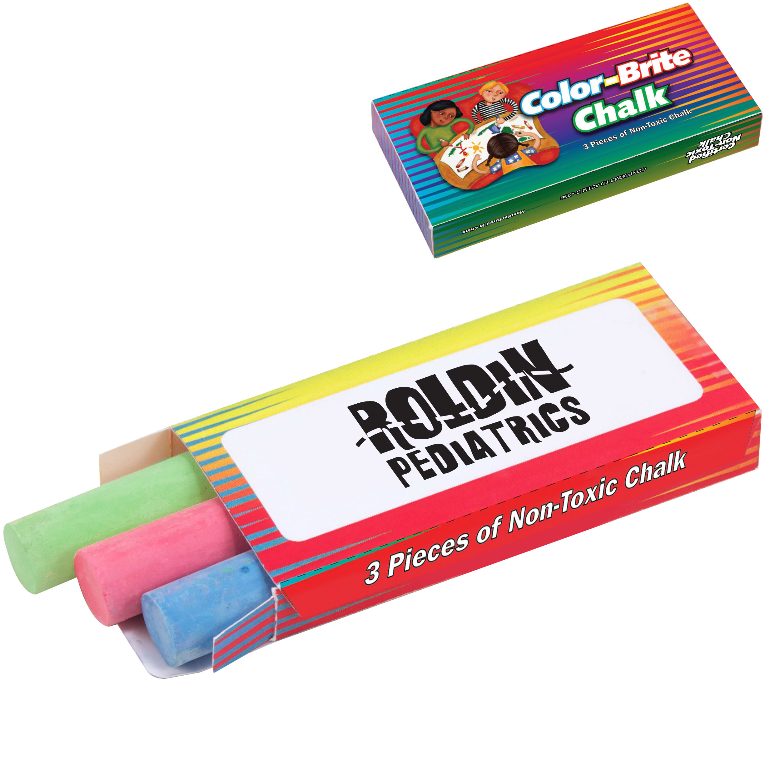 Product Photo 1 Color-Brite Chalk, 3 Piece Pack
