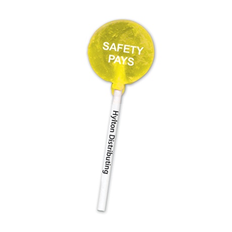 Product Photo 1 Safety Pays Design, Custom Lollipops