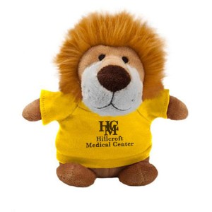 Lion Plush Bean Bag Buddy, 7" - VT5717