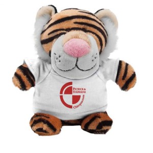 Tiger Plush Bean Bag Buddy, 7" - VT5718