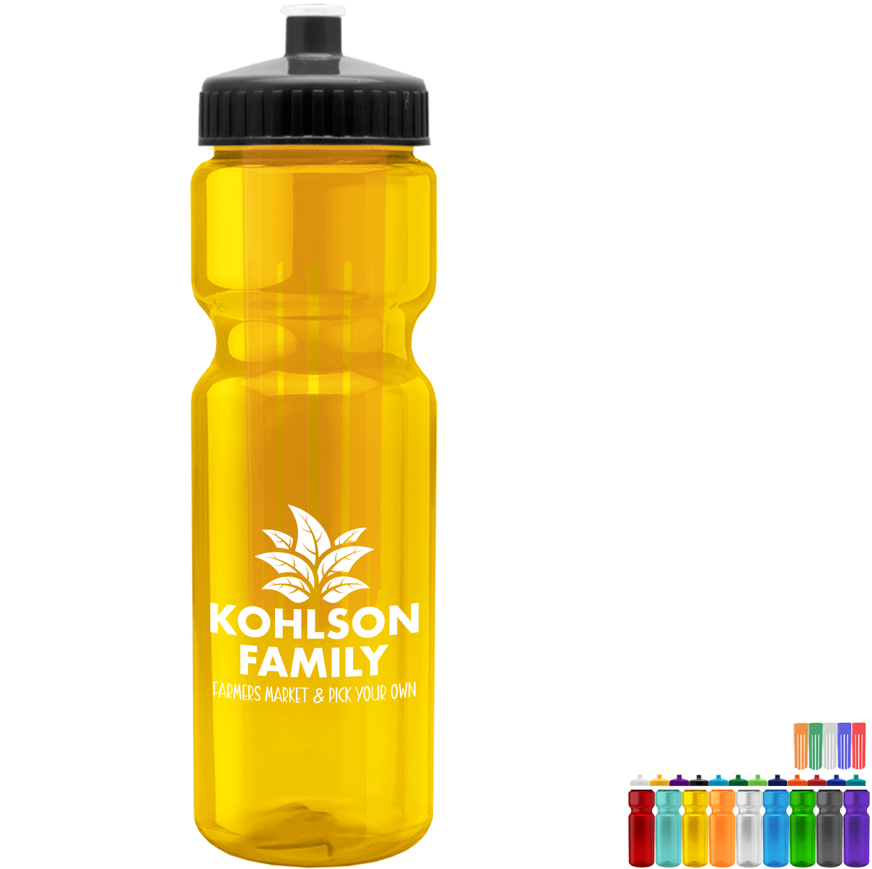 Product Photo 1 Melangé Fruit Infuser Bottle, 28oz. - Push Pull Lid