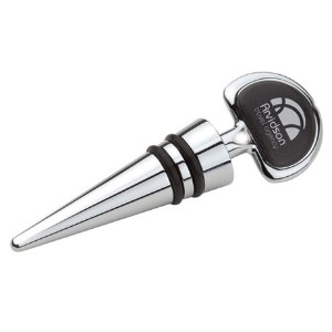 Leatherette Inlay Bottle Stopper - LG3054