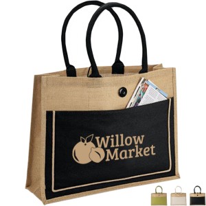 Natural Jute Tote - LG3012