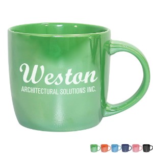 Lustre Colored Ceramic City Mug, 14oz. - XP1013