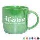 Lustre Colored Ceramic City Mug, 14oz.