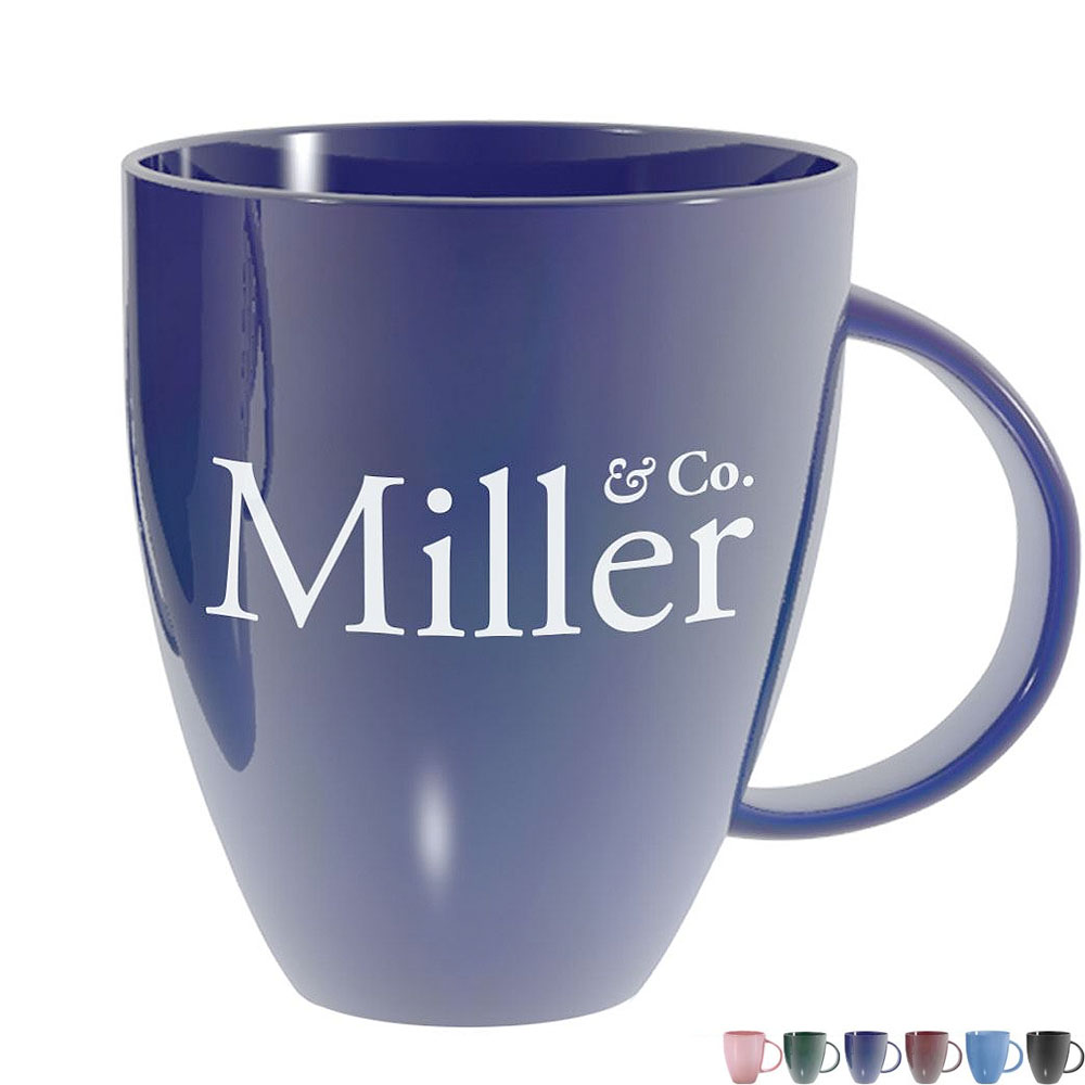 Product Photo 1 Lustre Ceramic Bistro Mug, 18oz.- Colors