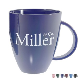 Lustre Ceramic Bistro Mug, 18oz.- Colors - XP1015