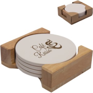 Absorbent Stone Coaster Set - IL2400