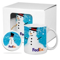 Ceramic Mug & Ornament Gift Set, 11 oz.