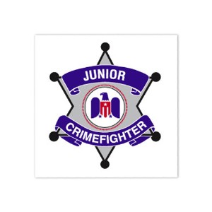 Junior Crimefighter Temporary Tattoo, Stock - FS7000