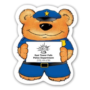 Police Bear Magnet - BEN500
