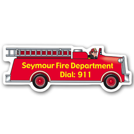 Product Photo 1 Fire Truck Shape Magnet