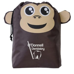 Paws N Claws Polyester Gift Bag - Monkey - VT1473