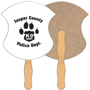 Badge Hand Fan - LC1050