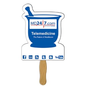 Mortar & Pestle Hand Fan - LC1090