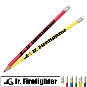 Fire Safety Pencil, Jr. Firefighter, Stock - PCL759