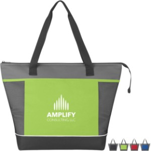 Mega Insulated Polyester Cooler Tote - HT8118