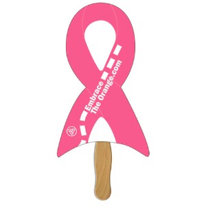 Awareness Ribbon Hand Fan - LC1035