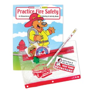 Fire Safety Classroom Kit with Coloring Book, Stock - CLA150