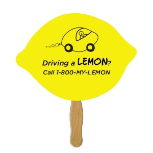 Lemon Lime Hand Fan - LC2105