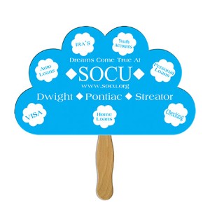 Cloud Hand Fan - LC2115
