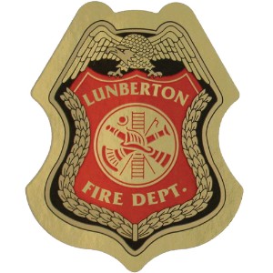 Junior Firefighter Foil Sticker Badge, Custom - JFB222