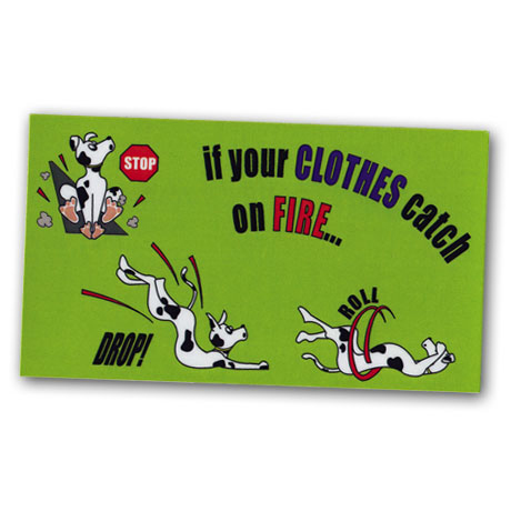 Product Photo 1 Stop, Drop and Roll, Stock Business Card Magnet