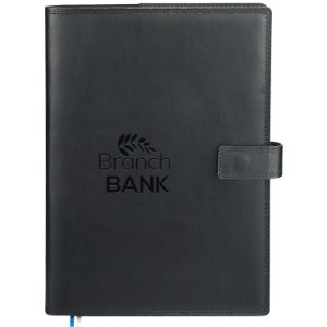 Uptown Refillable Leather JournalBook, 7" x 9-3/4" - LD1515