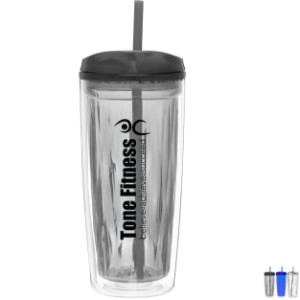 Geo Double Wall Acrylic Tumbler, 16 oz. - TE1132