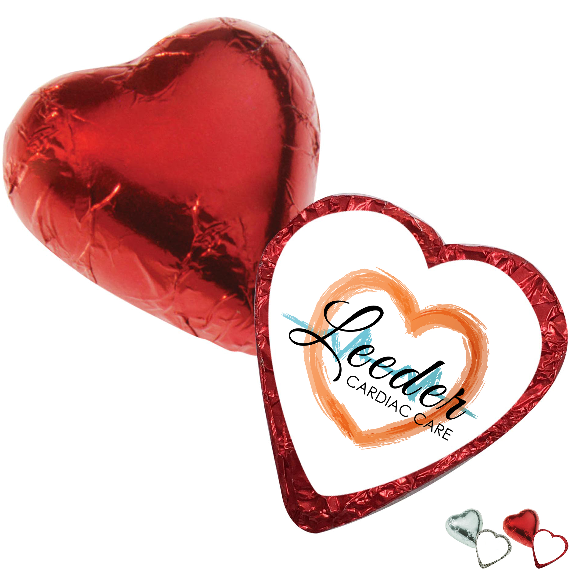 Product Photo 1 Foil Wrapped Chocolate Heart