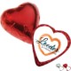 Foil Wrapped Chocolate Heart