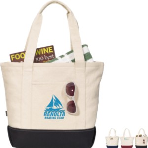 Davenport Cotton Zippered Tote - GM4258