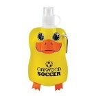 Photo 1 Paws N Claws Flat Water Bottle, 12oz. - Duck