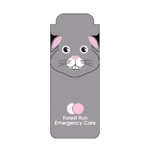 Paws N Claws Magnetic Bookmark - Bunny - VT1353