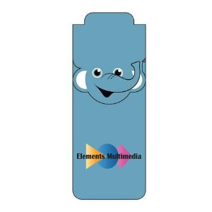 Paws N Claws Magnetic Bookmark - Elephant - VT1359