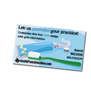 Toothpaste & Toothbrush Design Magnet - MG2408