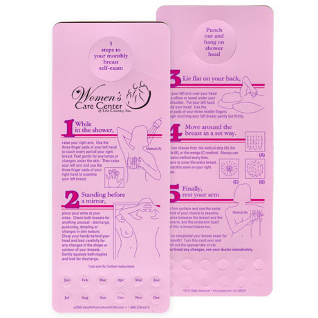 Product Photo 1 Tri-Method BSE Pink Shower Card - Free Shipping!