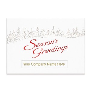 Season's Greetings Holiday Greeting Card - WA1035