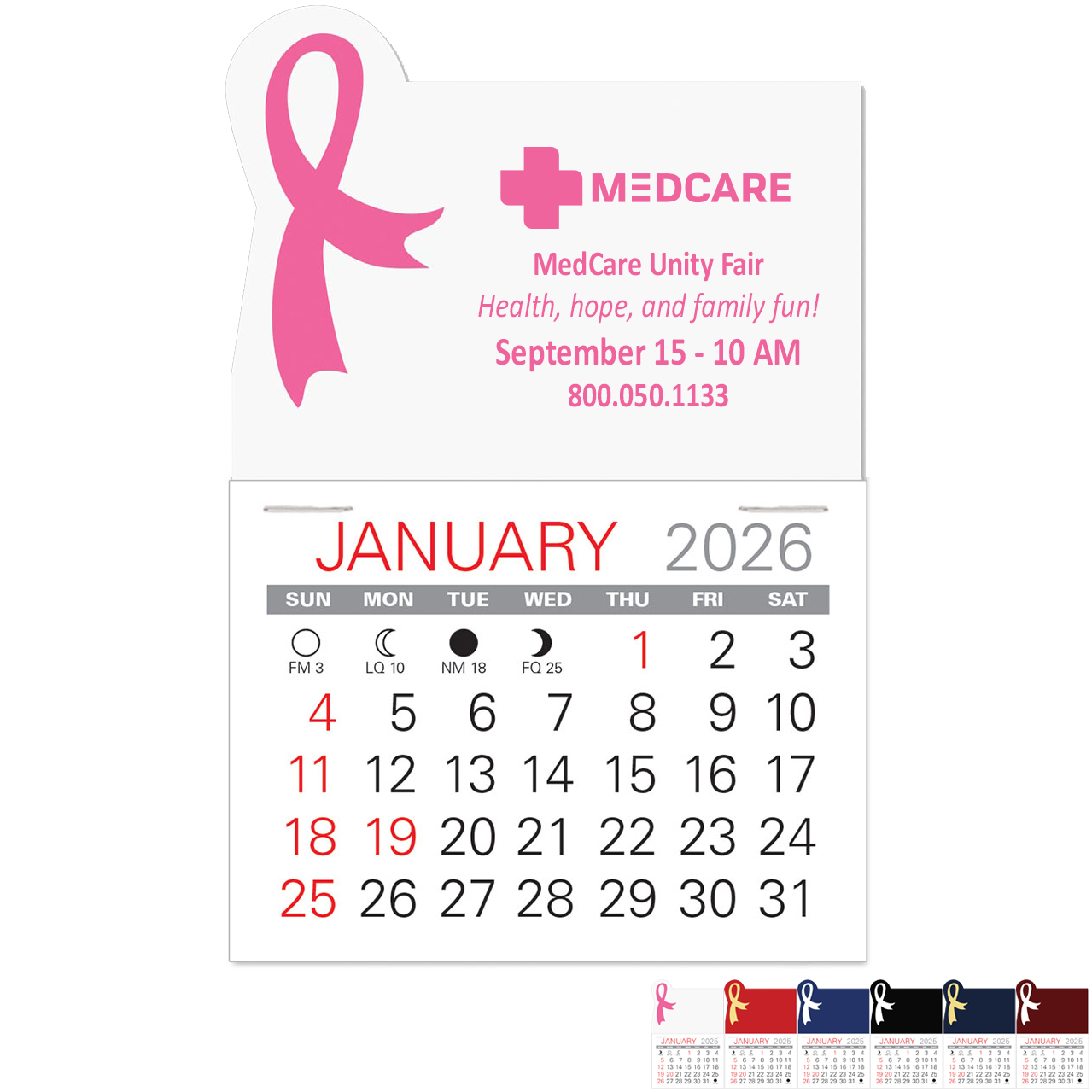 Product Photo 1 Ribbon Value Stick™ Calendar