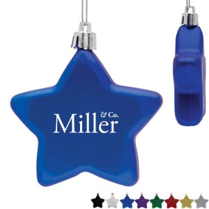Shatter Resistant Flat Star Ornament - IL8110