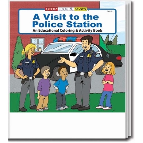 Product Photo 1 A Visit to the Police Station Coloring Book, Stock