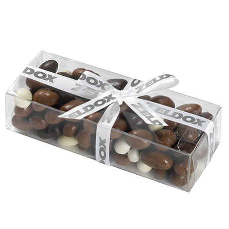 Product Photo 1 Classic Present Gift Box with Chocolate Covered Bridge Mix