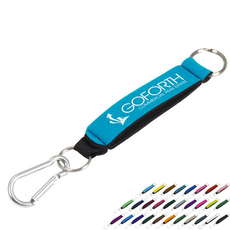 Product Photo 1 Neoprene Wrist Strap Key Holder with Carabiner