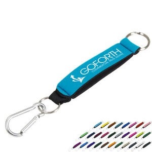 Neoprene Wrist Strap Key Holder with Carabiner - NM1175