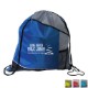 Varsity 210D Polyester Drawstring Backpack