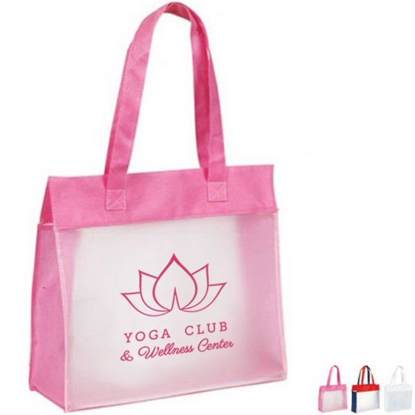 Product Photo 1 Cosmo Frosted PEVA Shopping Tote