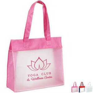 Cosmo Frosted PEVA Shopping Tote - KB1095