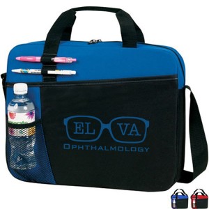 Geometric Crescent 600D Briefcase - KB1140