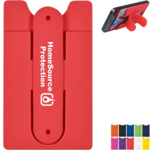 Silicone Phone Wallet with Stand - HT3834