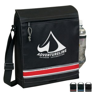 Contemporary Techno 600D Messenger Bag - KB1195